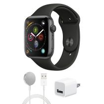 IW4AL44SGB-C Watch,Apple,Series4,GPS,Aluminum,44mm,SpaceGrey/Bla